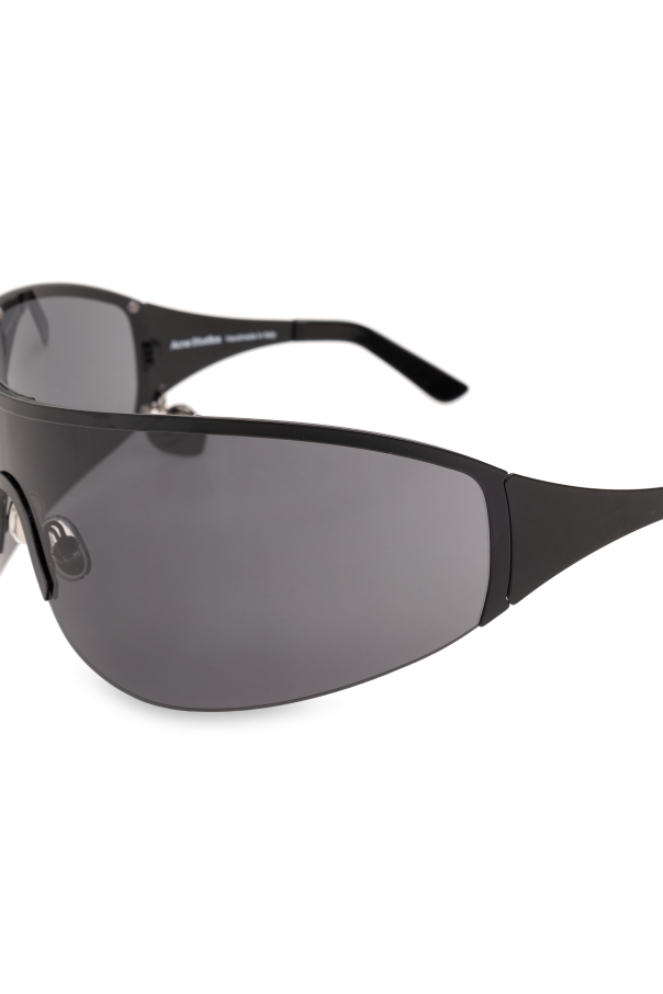 ACNE STUDIOS Aviator Metal Sunglasses in Silver | endource